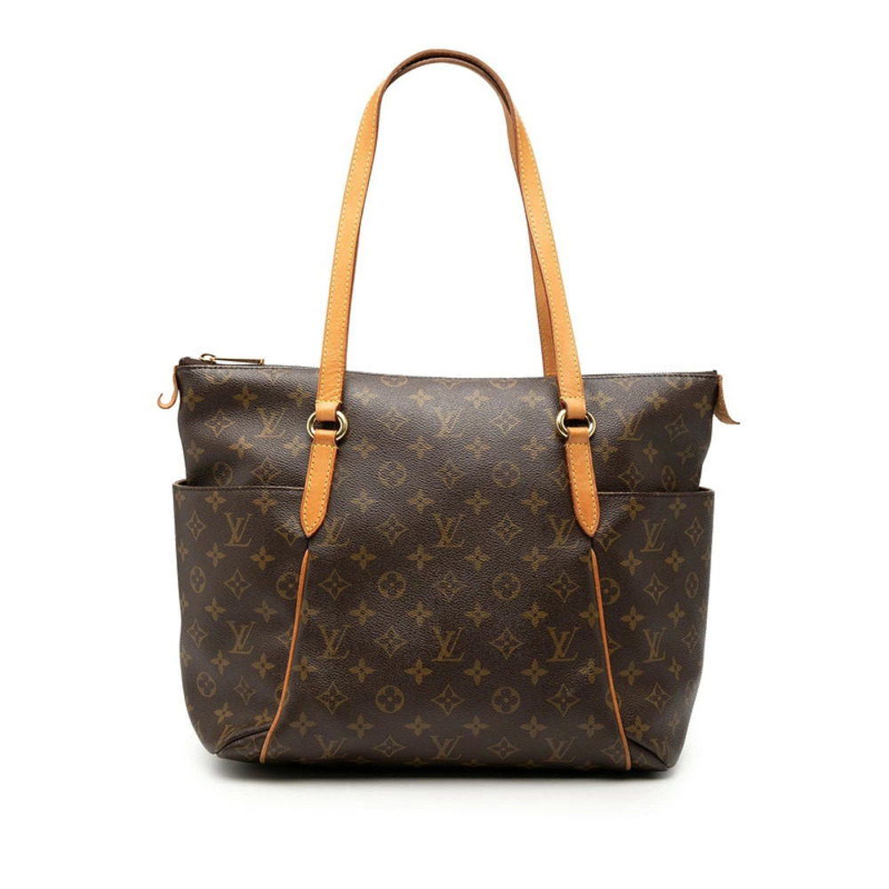 Louis Vuitton Monogram Totally Tote Bag Shoulder Brown Leather